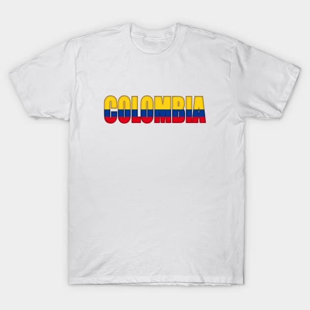 Colombia T-Shirt by SeattleDesignCompany